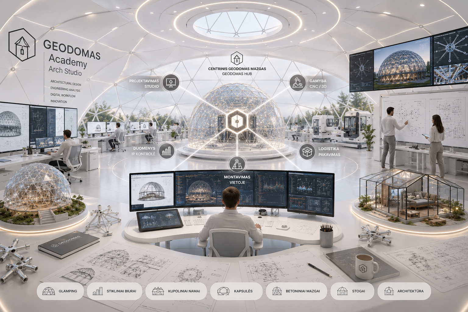 GEODOMAS – kopuła w naturze i projekcie rekreacyjnym